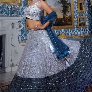 Amazing designer Blue lehenga Choli